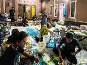 Családi vacsora a Ramadan végének ünneplése alkalmából