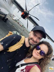 Ezzel a géppel repültünk Lombokra