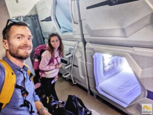 Ebben a kapszulában fogunk aludni