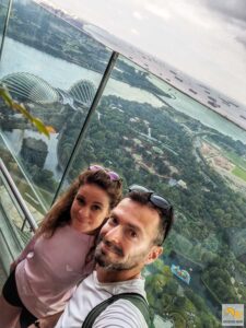 Marina Bay Sands hotel tetején