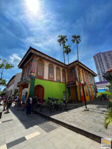 Történelmi jelentőségű épület Szingapúrban