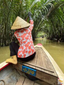 Hajós kapitányunk a Mekong deltán