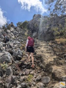 Felfele az Agung vulkánra