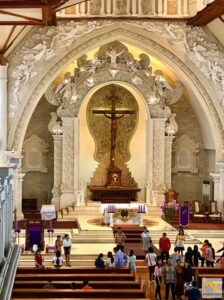 Vasárnap a templomban