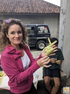 Ketupat készítése levélből