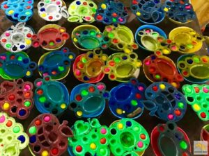 Vízfesték a képek kifestéséhez