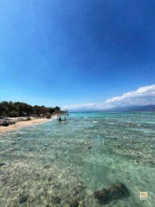 Gili Trawangan, türkizkék óceán