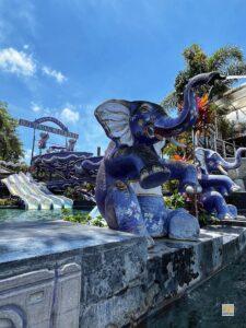 A lila elefántos fürdő