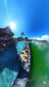 Medence a Batur tóban