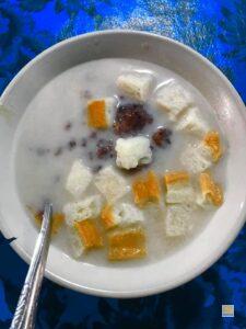Bubur Kacang Ijo, meleg kókusztejjel, nyami!
