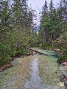 Ezen a patakon is átvezetett az ösvény